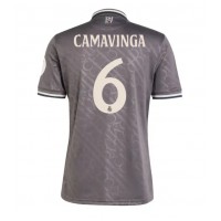 Dres Real Madrid Eduardo Camavinga #6 Tretina 2024-25 Krátky Rukáv